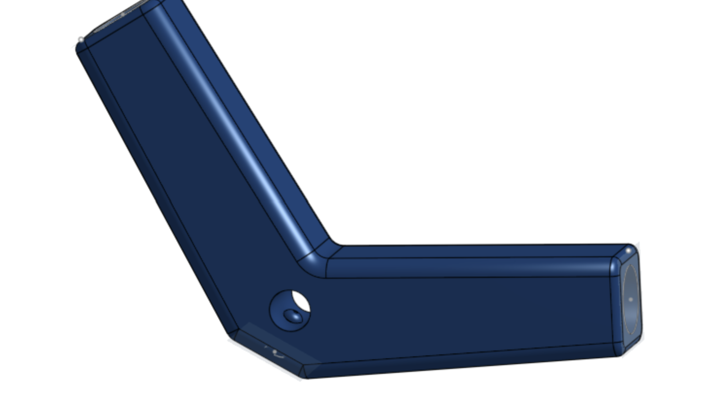 CAD of the flange node